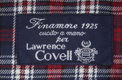 Finamore Napoli Red Plaid Shirt - Slim - (LEN1174LUPZ) - Parent