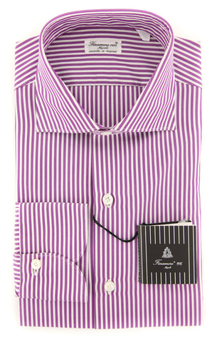 Finamore Napoli Purple Shirt - Extra Slim