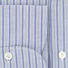Finamore Napoli Gray Striped Shirt - Extra Slim - (F14186) - Parent