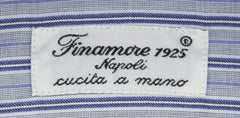 Finamore Napoli Gray Striped Shirt - Extra Slim - (F14186) - Parent