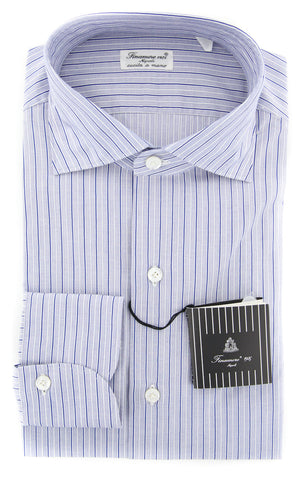 Finamore Napoli Navy Blue Shirt - Extra Slim