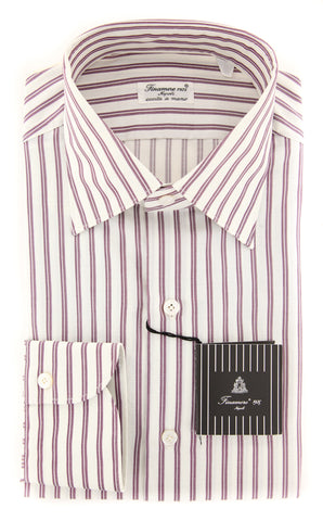 Finamore Napoli White Shirt - Extra Slim