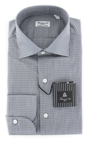 Finamore Napoli Gray Shirt - Extra Slim