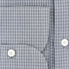 Finamore Napoli Gray Fancy Shirt - Extra Slim - (2018031610) - Parent