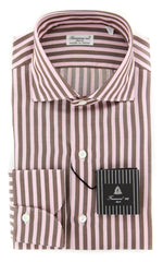 Finamore Napoli Brown Shirt - Extra Slim - (F1161812) - Parent