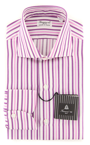 Finamore Napoli Purple Shirt - Extra Slim