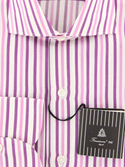 Finamore Napoli Purple Striped Shirt - Extra Slim - (F15184) - Parent