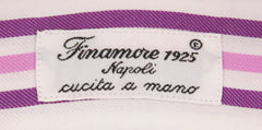 Finamore Napoli Purple Striped Shirt - Extra Slim - (F15184) - Parent