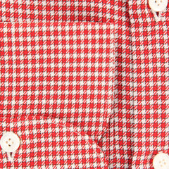 Finamore Napoli Red Micro-Check Shirt - Slim - (FN831171) - Parent