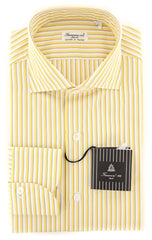 Finamore Napoli Yellow Shirt - Extra Slim - 14.5/37 - (F1229176)