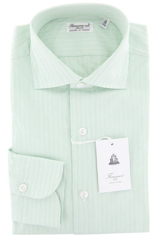 Finamore Napoli Green Shirt - Slim