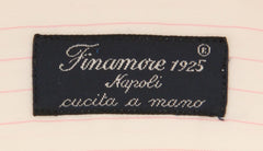 Finamore Napoli White Striped Shirt - Slim - (2018030115) - Parent