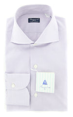 Finamore Napoli Lavender Purple Shirt - Slim - (FN829173) - Parent