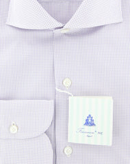 Finamore Napoli Lavender Purple Shirt - Slim - (FN829173) - Parent