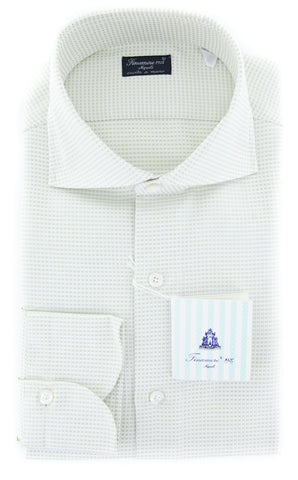 Finamore Napoli Light Green Shirt - Slim