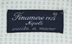 Finamore Napoli Light Green Fancy Shirt - Slim - (2018031510) - Parent