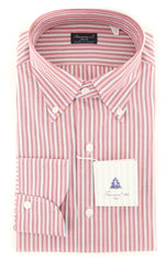 Finamore Napoli Pink Striped Shirt - Slim - (2018030114) - Parent