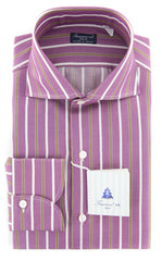 Finamore Napoli Purple Shirt - Slim - (FN121517) - Parent