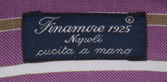 Finamore Napoli Purple Shirt - Slim - (FN121517) - Parent
