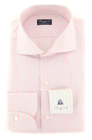 Finamore Napoli Pink Shirt - Slim