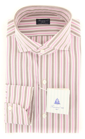 Finamore Napoli Pink Shirt - Slim