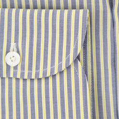 Finamore Napoli Gray Striped Shirt - Slim - (FN88174) - Parent
