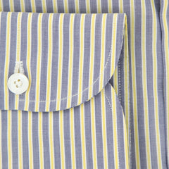 Finamore Napoli Gray Striped Shirt - Slim - (FN88174) - Parent