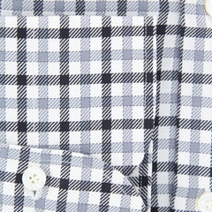 Finamore Napoli Gray Plaid Shirt - Slim - (F1171812) - Parent