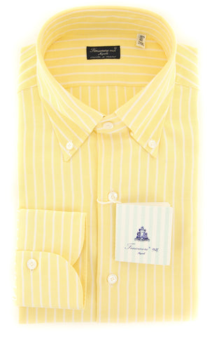 Finamore Napoli Yellow Shirt - Slim