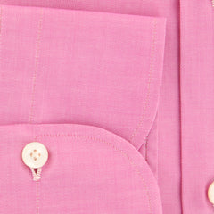 Finamore Napoli Pink Melange Cotton Shirt - Slim - (E5) - Parent