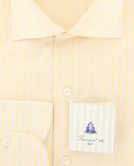 Finamore Napoli Yellow Striped Shirt - Slim - (201803158) - Parent