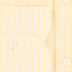 Finamore Napoli Yellow Striped Shirt - Slim - (201803158) - Parent