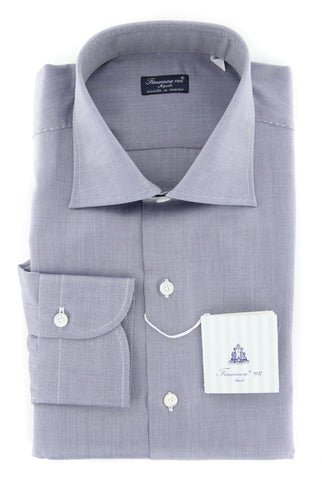 Finamore Napoli Gray Shirt - Slim