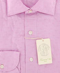 Finamore Napoli Pink Shirt - Extra Slim - L/L - (26SEN08025802)