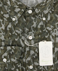 Finamore Napoli Camouflage Shirt - Extra Slim - (FN803351) - Parent