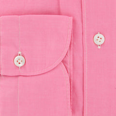 Finamore Napoli Pink Solid Shirt - Extra Slim - L/L - (24SEN84000007)