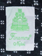 Finamore Napoli Navy Blue Foulard Shirt - Extra Slim - S/S - (SENX129)