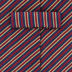 Finamore Napoli Multi-Colored Striped  Silk Tie  (933)
