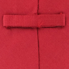 Finamore Napoli Red Solid Silk Tie (938)