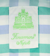 Finamore Napoli Green Check Shirt - Extra Slim - (201802238) - Parent