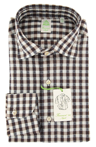 Finamore Napoli Midnight Navy Blue Shirt - Extra Slim