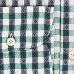 Finamore Napoli Green Check Cotton Shirt - Extra Slim - (IT) - Parent