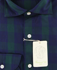 Finamore Napoli Dark Green Shirt - Extra Slim - (FN920172) - Parent