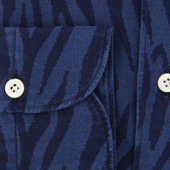 Finamore Napoli Dark Blue Shirt - Extra Slim - (F19186) - Parent