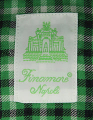 Finamore Napoli Green Plaid Shirt - Extra Slim - (F111187) - Parent