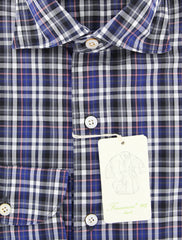Finamore Napoli Colored Plaid Shirt - Extra Slim - (FN829178) - Parent