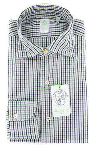 Finamore Napoli Green Shirt - Extra Slim