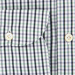 Finamore Napoli Green Plaid Shirt - Extra Slim - (2018030212) - Parent