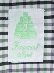 Finamore Napoli Green Plaid Shirt - Extra Slim - (2018030212) - Parent