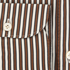 Finamore Napoli Brown Shirt - Extra Slim - (FN0176081) - Parent